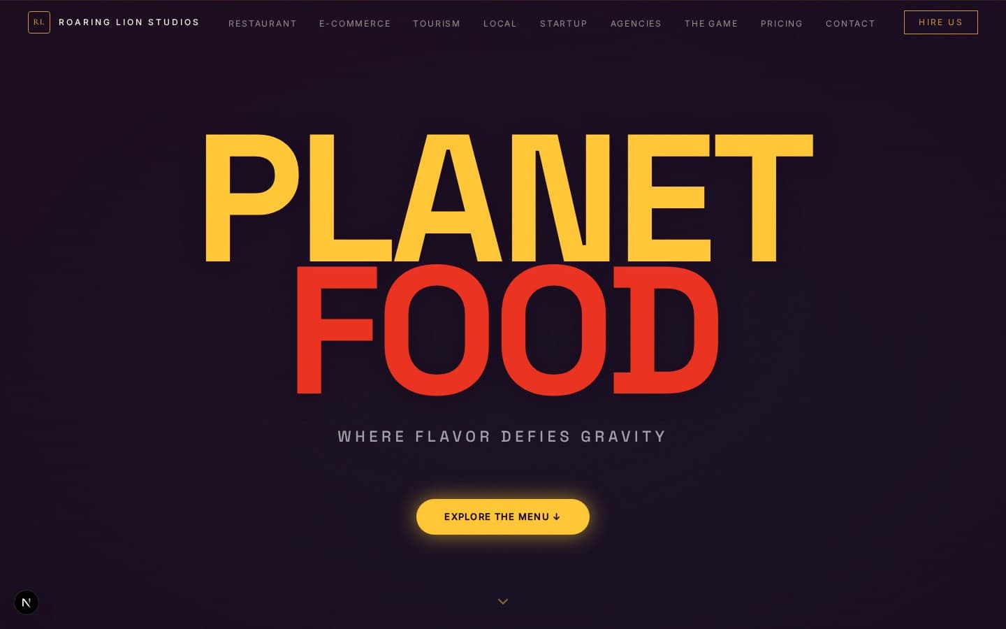 Restaurant & Dining demo preview